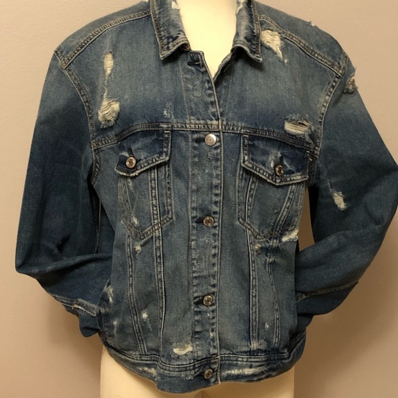 NWT American Eagle Denim Jacket XL - Picture 3 of 6